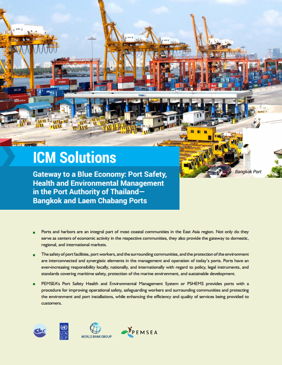 Gateway to a Blue Economy Port Safety, Health and Environmental Management in the Port Authority of Thailand - Bangkok and Laem Chabang Ports