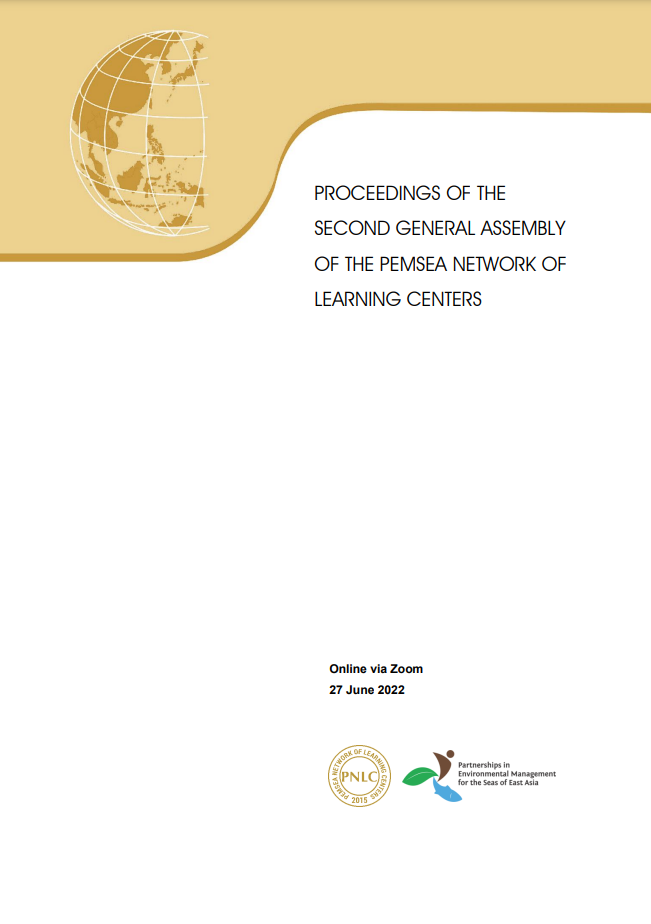 Proceedings of the Second General Assembly of the PEMSEA Network of Learning Centers