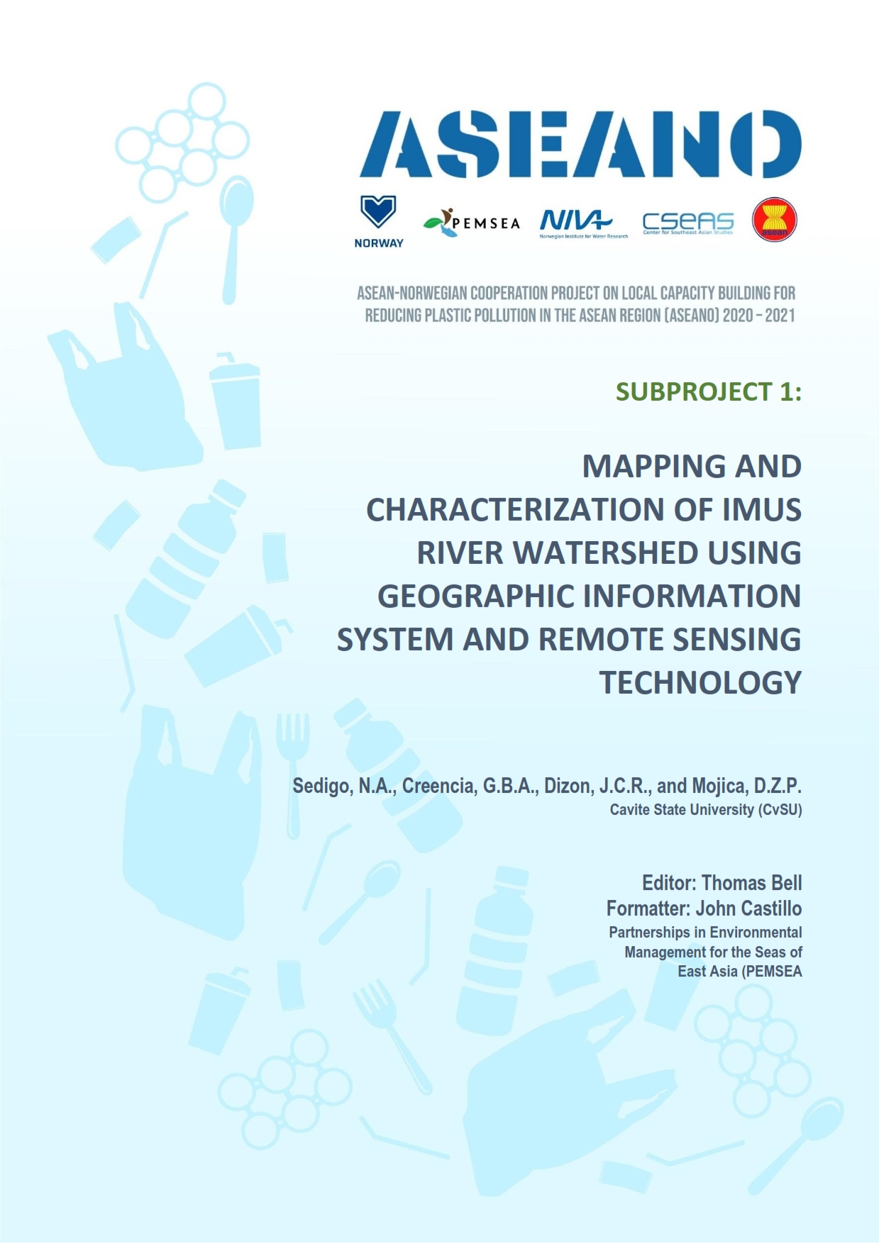 ASEANO Project Report: Mapping and Characterization of the Imus River Watershed