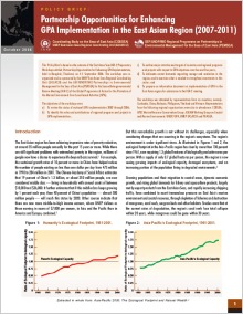 Partnership Opportunities for Enhancing GPA Implementation in the East Asian Region (2007-2011)