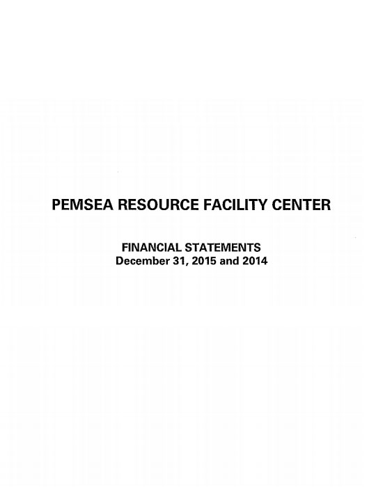 2015 Audited Financial Statement