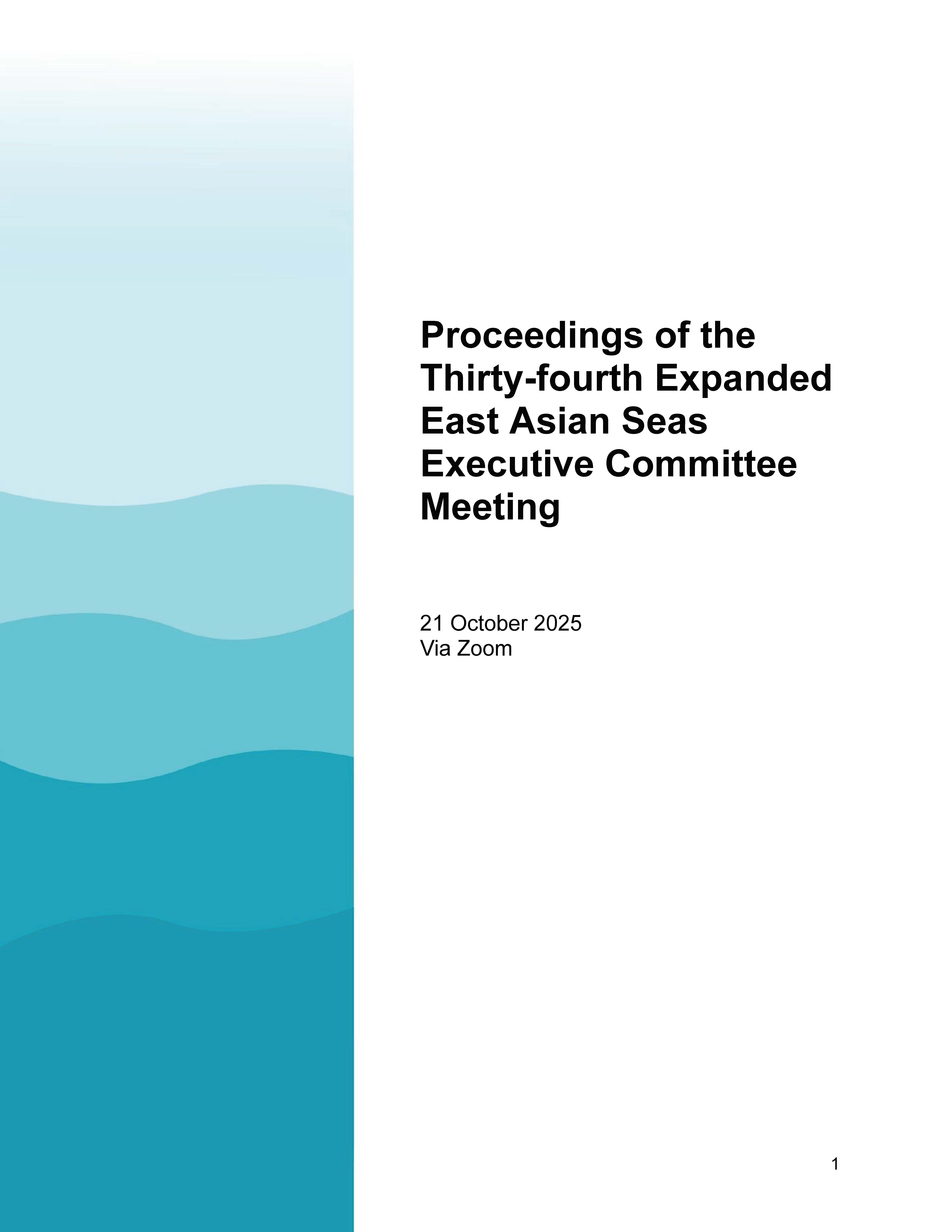 34 EEC Draft Proceedings